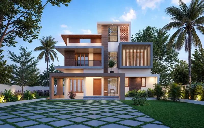 Mr. Adharsh – ongoing construction project in Kalarcode, Alappuzha by LAKSHYA Constructions & Interiors